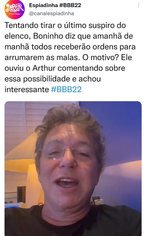 Boninho promete surpresa no BBB22 para desestabilizar as emoções dos brothers finalistas 