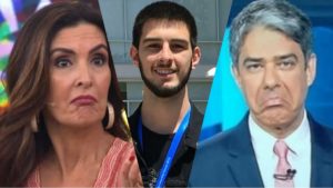 Filho de Fátima Bernardes e William Bonner assume namoro (Montagem)