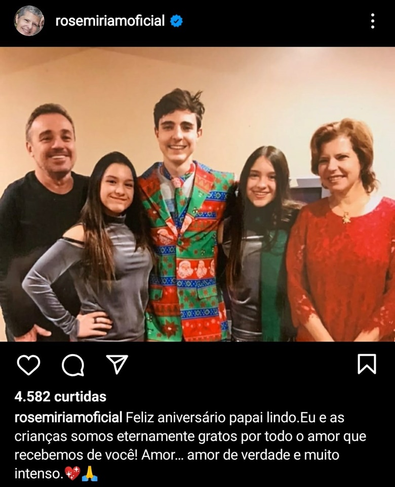 Viúva de Gugu Liberato faz homenagem no dia do aniversário do comunicador 