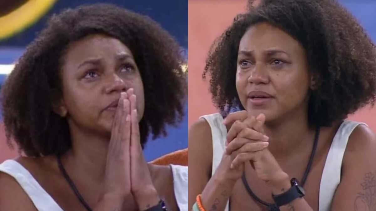 BBB22: Jessilane se desespera com a eliminação de Natália (Foto: Reprodução/Montagem)