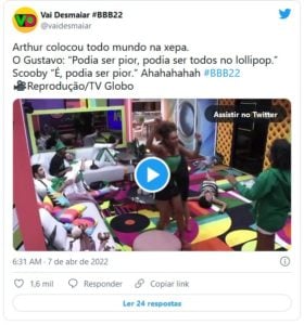 Jessilane comemou que não ficaria sozinha na Xepa do BBB22 (Foto: Reprodução / Twitter)