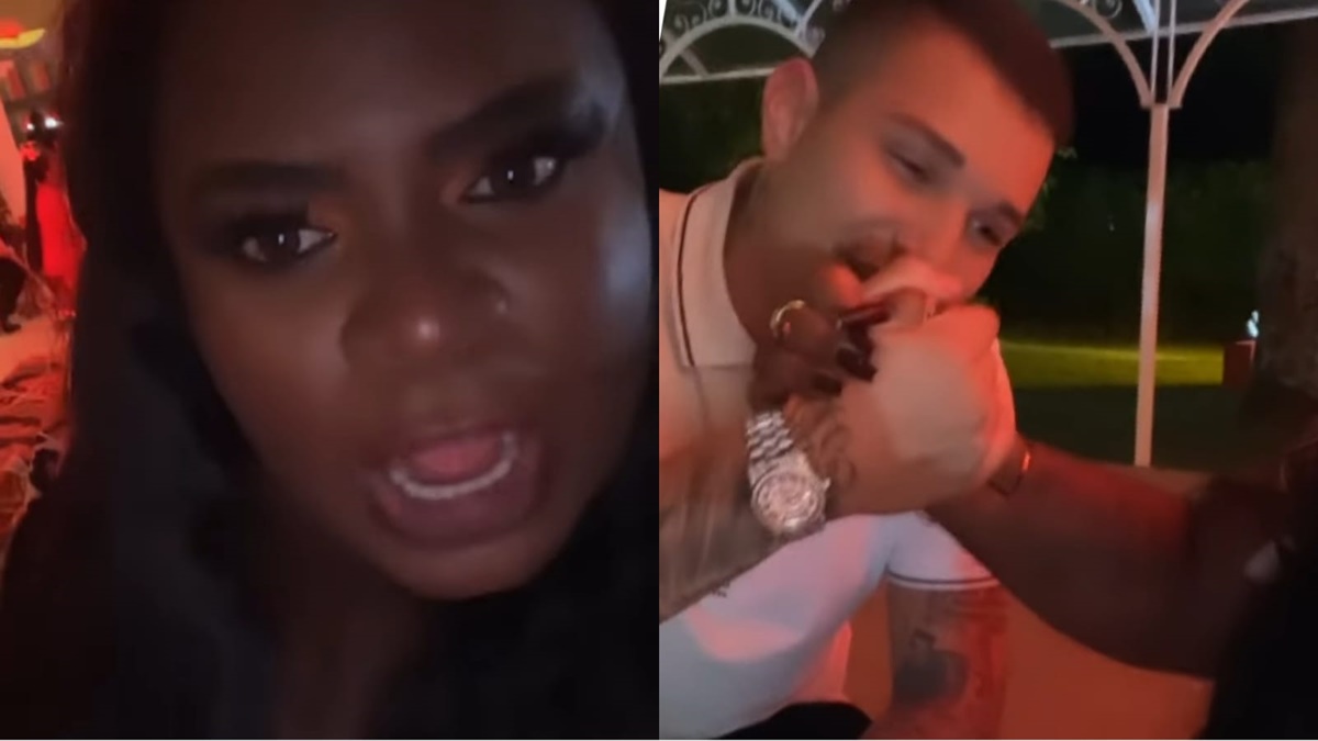 MC Gui perdoa Jojo Todynho e beija a mão da cantora 