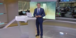 Luciano Szafir foi um dos destaques do Jornal Hoje (Foto: Reprodução / TV Globo)