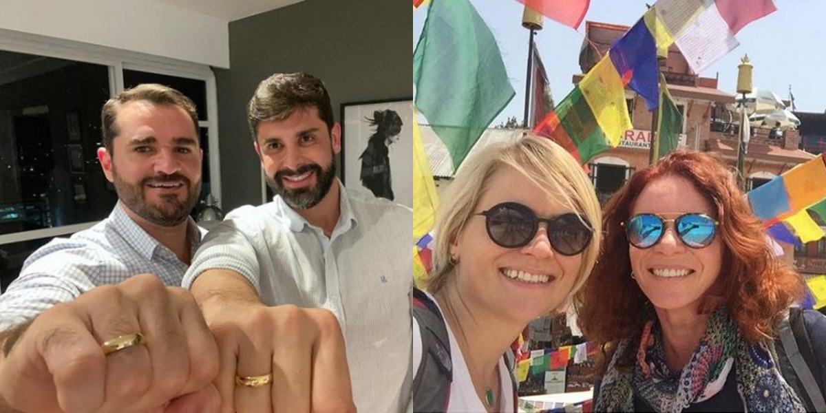 Marcelo Cosme e Leilane Neubarth como jornalistas da GloboNews (Foto: Reprodução/Instagram)