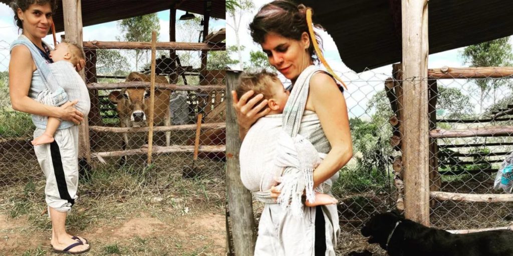 Mariana Maffeis é filha de Ana Maria Braga e mãe de Varuna, de 8 meses (Foto: Reprodução/Instagram)