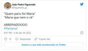 Público ficou impactado com a atuação de Juliana Paes em 'Pantanal' (Foto: Reprodução / Twitter)