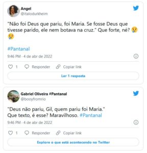 Sequência dramática forte de Maria Marruá, emocionou o público de "Pantanal" (Foto: Reprodução / Twitter)