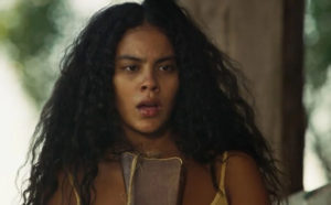 Muda (Bella Campos) em 'Pantanal'; paixão por peão vai ser arco de redenção na novela das nove (Foto: Reprodução / Globo)