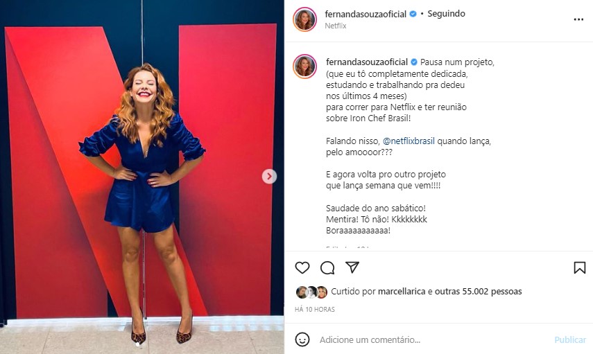 Fernanda Souza deixou recado especial aos seguidores (Foto: Reprodução)