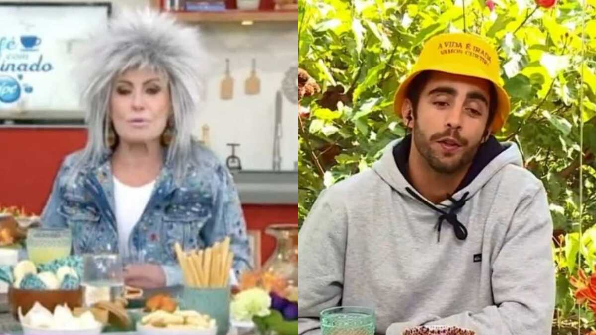 BBB22: Pedro Scooby toma café da manhã com Ana Maria Braga (Foto: Reprodução/Montagem)