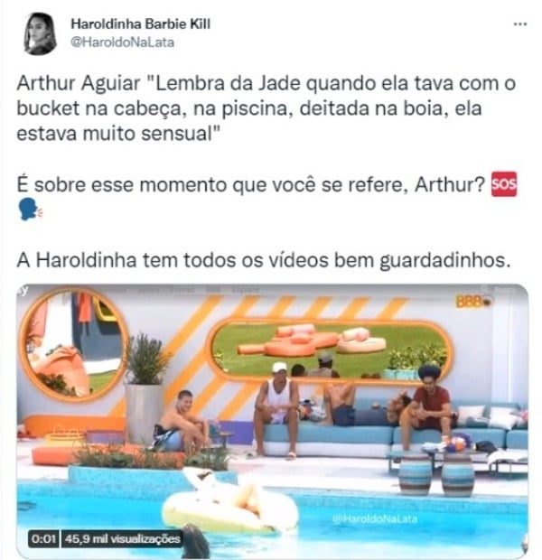 BBB22: Reação dos internautas no Twitter (Foto: Reprodução)