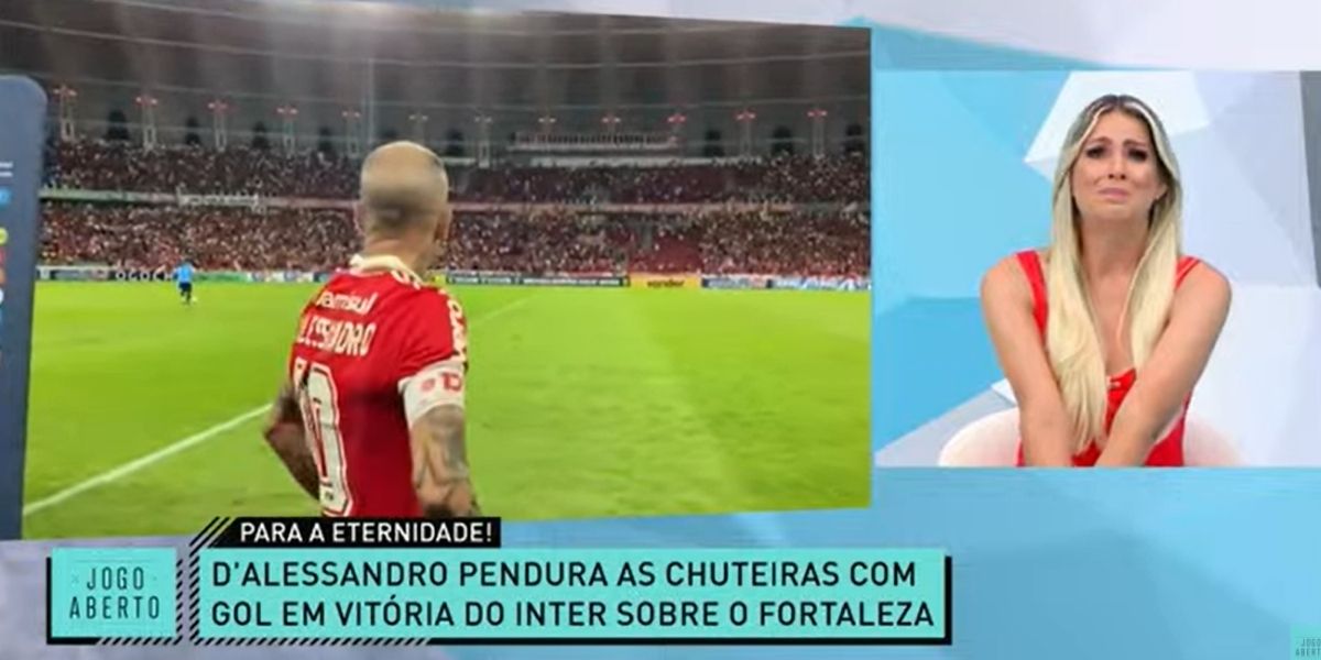 "Eu sei que esse momento chegaria", Renata Fan chora com despedida no Jogo Aberto: "É o fim de uma era"