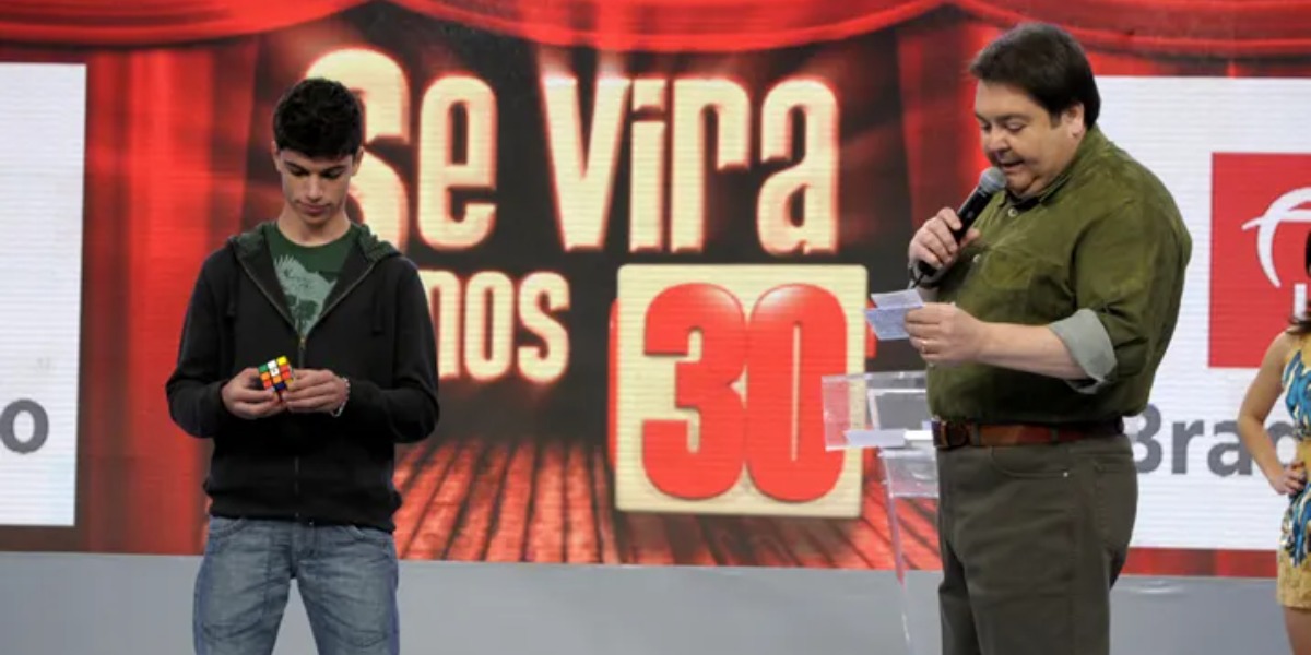 Faustão no "Se Vira Nos 30" (Foto: Reprodução/TV Globo)