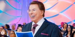 Silvio Santos no seu programa (Foto: Reprodução)