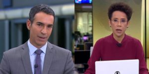 César Tralli e Zileide Silva (Montagem: TV Foco)