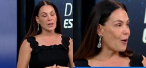 Carolina Ferraz se emocionou durante sua participação no Hoje Em Dia- Foto: Montagem/TV Foco