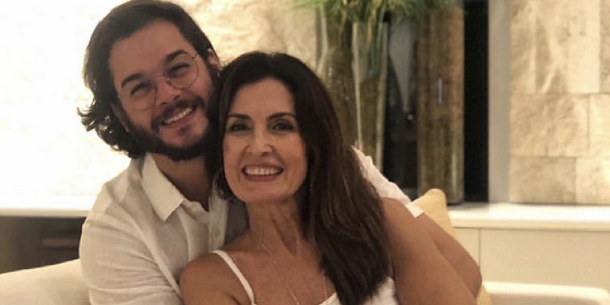 Fátima Bernardes ao lado de Túlio Gadêlha (Foto: Divulgação)