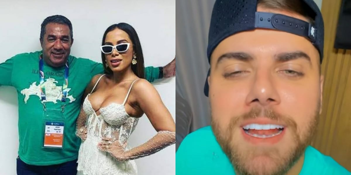 Pai de Anitta xinga Zé Neto e revela surto do sertanejo nos bastidores de show