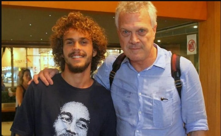 Pedro Bial e o filho, Theo Bial