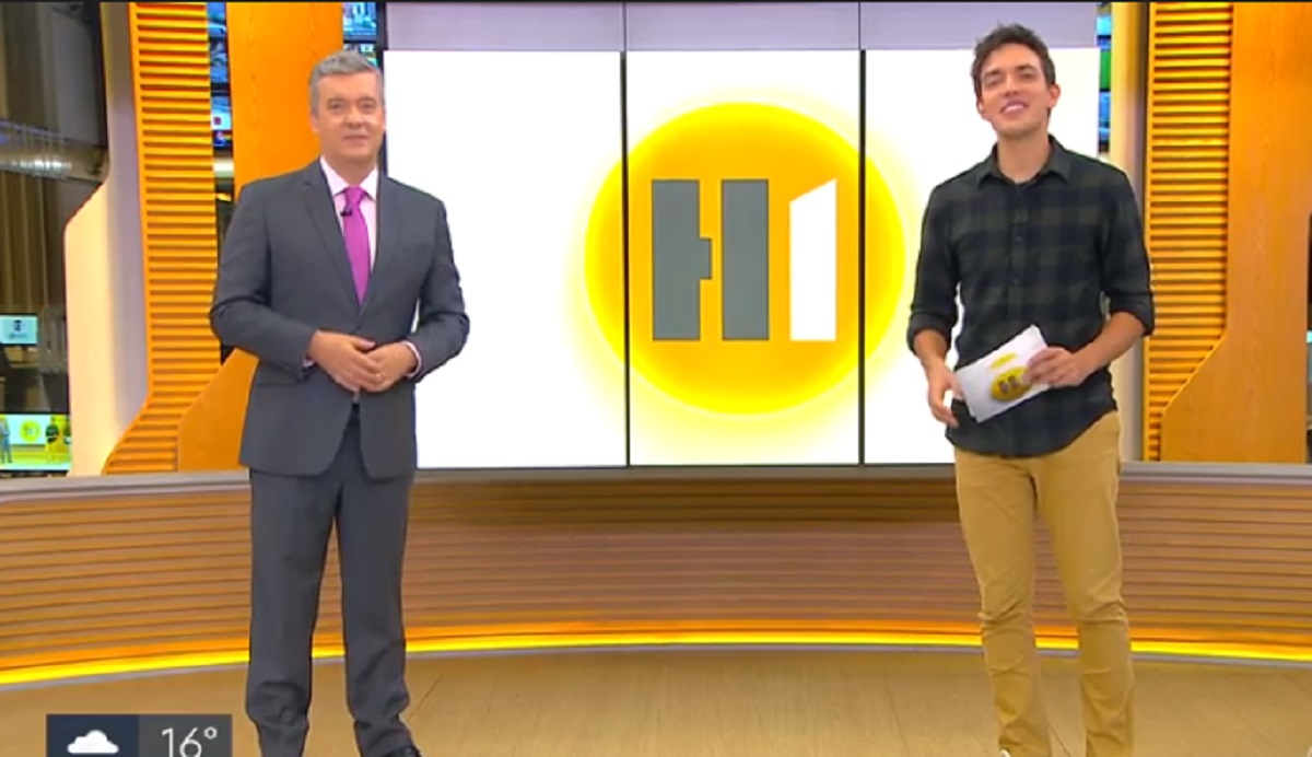 Roberto kovalick e Alessandro Jodar na última edição do Hora 1