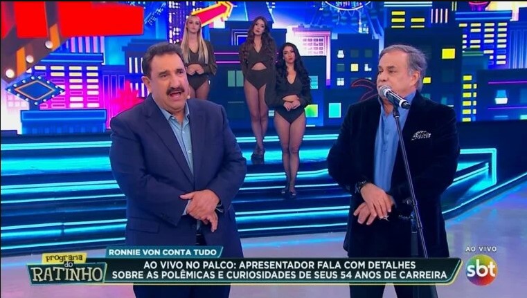 Ronnie Von relembrou situação traumática no Programa do Ratinho