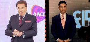 Silvio Santos e Luiz Bacci- Foto: Montagem/TV Foco