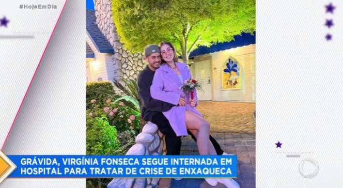 Virgínia Fonseca virou manchete no Hoje Em Dia por conta do seu problema de saúde- Foto: Reprodução/Record 