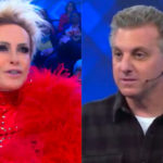 Ana Maria Braga e Luciano Huck na Globo (Foto: Reprodução)