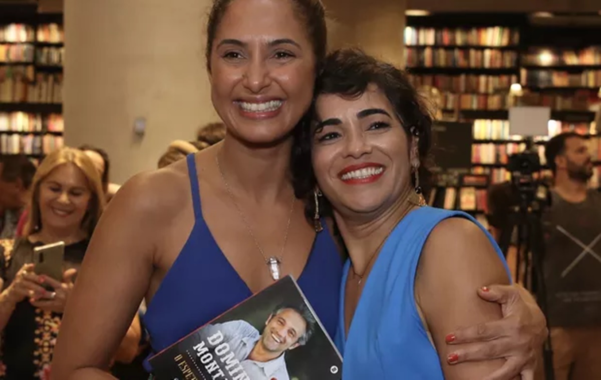 Camila Pitanga e Luciana Lima, viúva de Domingos Montagner 