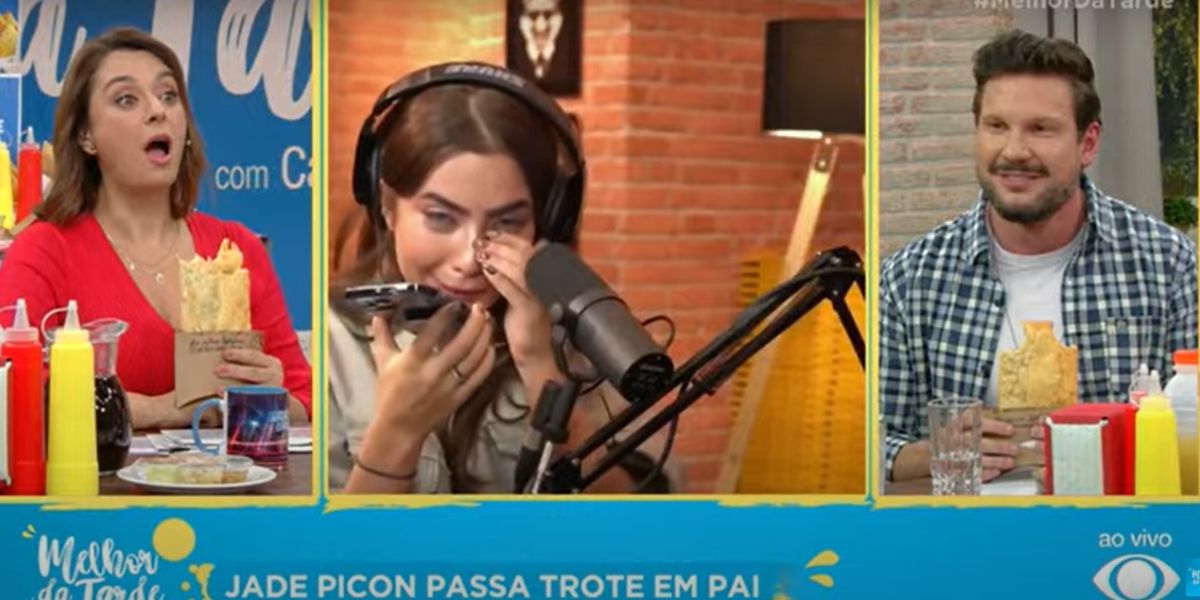 Catia Fonseca expõe gravidez de Jade Picon e vídeo com ex-BBB aos prantos na Band: "Não sei o que fazer"