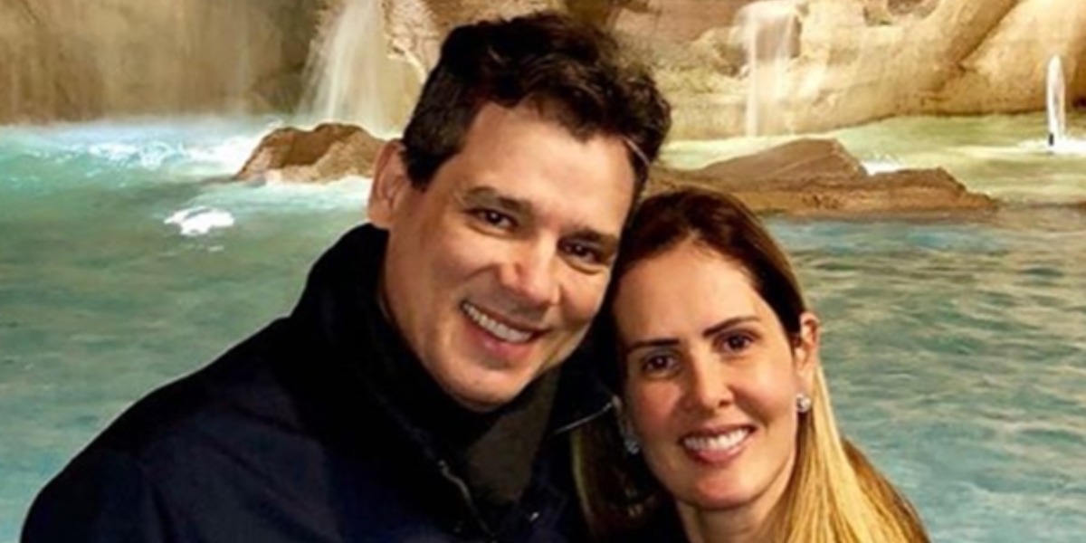 Celso Portiolli e esposa Suzana (Foto: Reprodução)