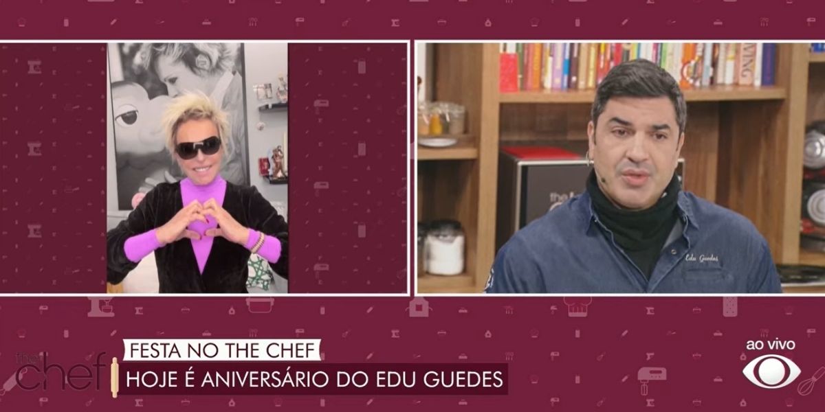 "Fez tanta coisa junto", Ana Maria assume sentimentos por Edu Guedes na Band e faz ele chorar: "Te amo"