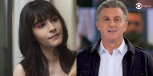 Flávia e Luciano Huck no mesmo ambiente? (Foto: Montagem/Thais Teles/Reprodução/Globo)