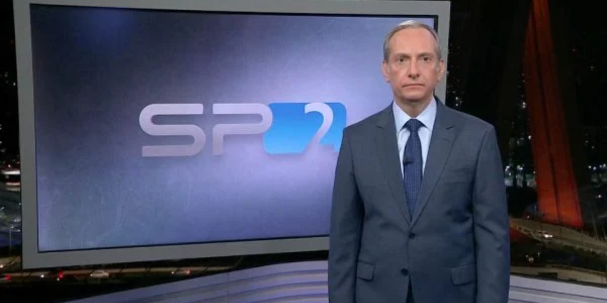 José Roberto Burnier é âncora do "SP2" (Foto: Divulgação/TV Globo)