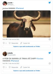 A ex-namorada de Jove virou motico de chacota na web (Foto: Reprodução / Twitter)