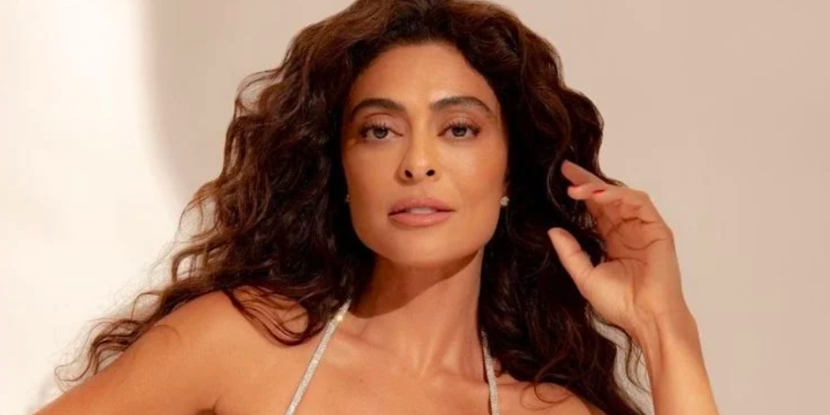 A atriz Juliana Paes surpreendeu (Foto: Reprodução)