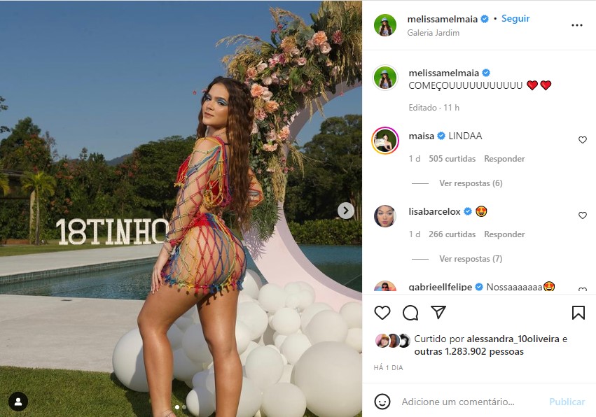 Mel Maia Se Agacha Com Look Vazado E Parte íntima Escapa Gostosa 5290