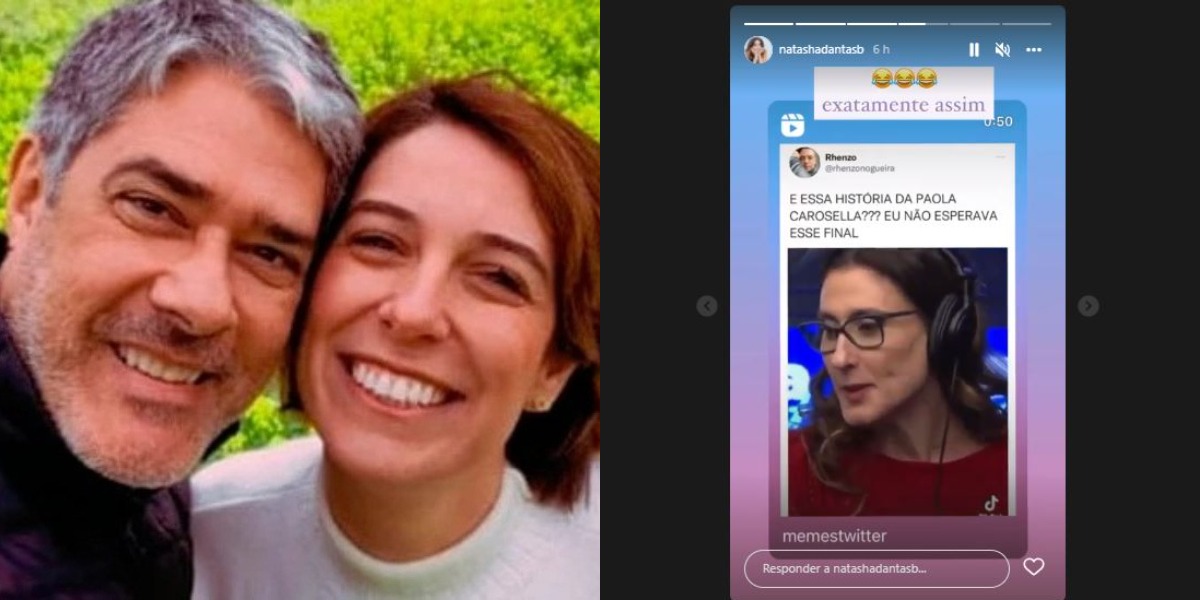 Esposa de Bonner compartilhou relato de Paola Carosella (Foto: Reprodução/Instagram)