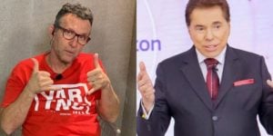 Neto e Silvio Santos (Montagem: TV Foco)