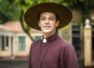 Padre Tenório (Jayme Matarazzo) abandonará tentação para 'fazer as pazes' com Deus na novela 'Além da Ilusão' (Foto: Reprodução / Globo)