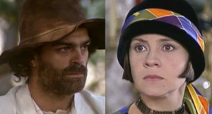 Petruchio (Eduardo Moscovis) desabafará com Catarina (Adriana Esteves) sobre o casamento fracassado em O Cravo e a Rosa (Foto: Reprodução / Globo)