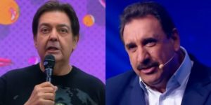 Ratinho falou de Faustão no SBT (Foto: Reprodução)