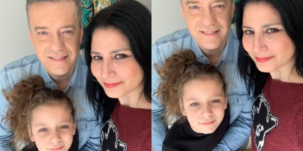 Roberto Kovalick ao lado da esposa e da filha - Foto: Reprodução