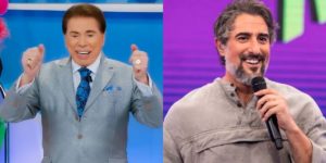 Silvio Santos e Marcos Mion (Montagem: TV Foco)