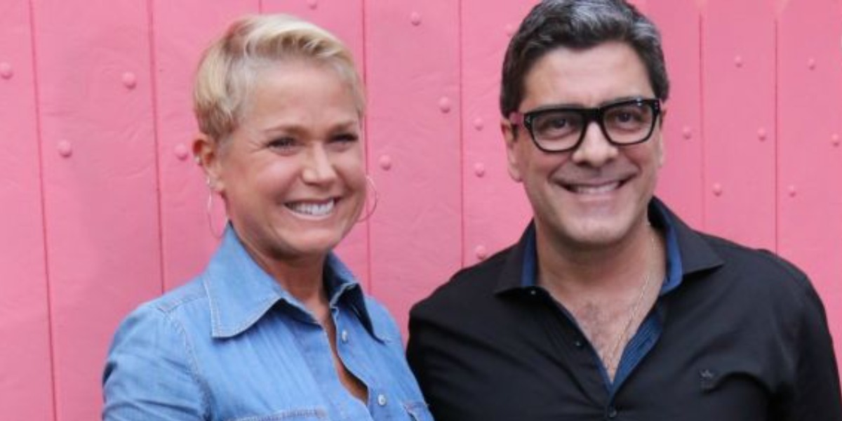 Xuxa Meneghel e Junno Andrade (Foto: AgNews)