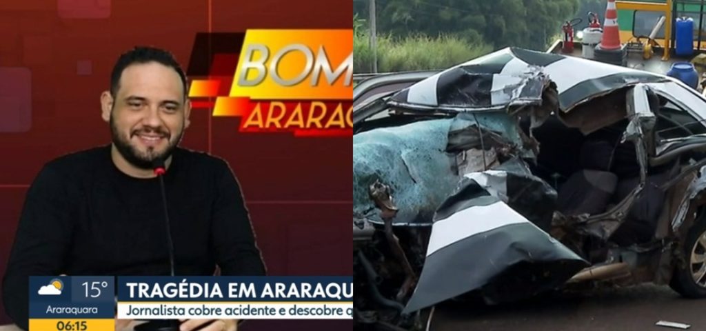 Apresentador do jornal local de Araraquara morreu em um trágico acidente de carro