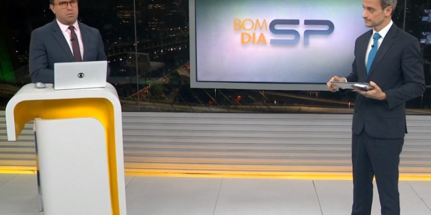Bocardi ficou sem reação com notícia de morte de jornalista no Bom Dia São Paulo