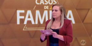 Christina Rocha durante o Casos de Família, do SBT (Reprodução)