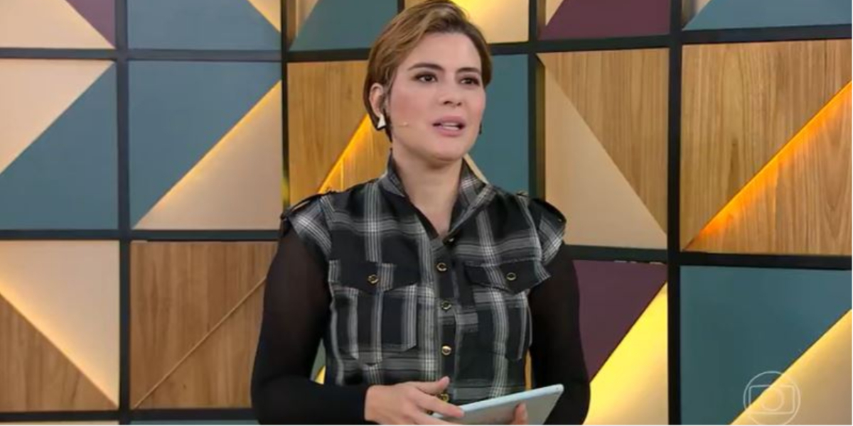 Michelle Loreto no quadro "Bem Estar", do "Encontro" (Foto: Reprodução/TV Globo)