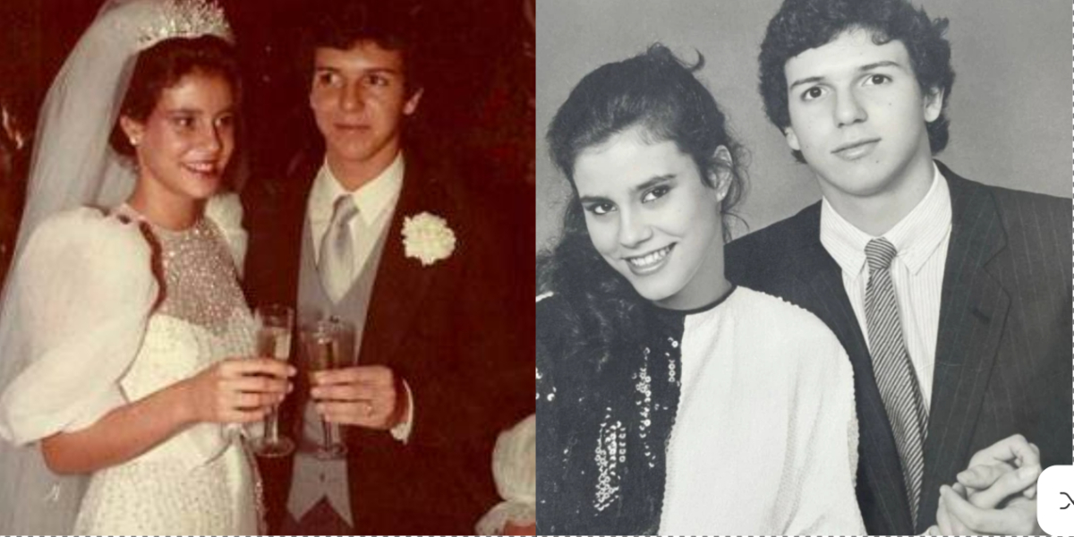 Narcisa Tamborindeguy e Boninho quando eram casados (Foto: Reprodução/Instagram)